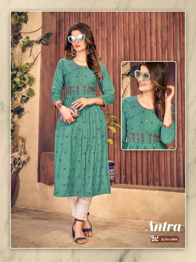 Kanasu Antra New Latest Ethnic Wear Designer Kurti Collection